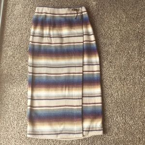 My Michelle acrylic midi skirt western boho